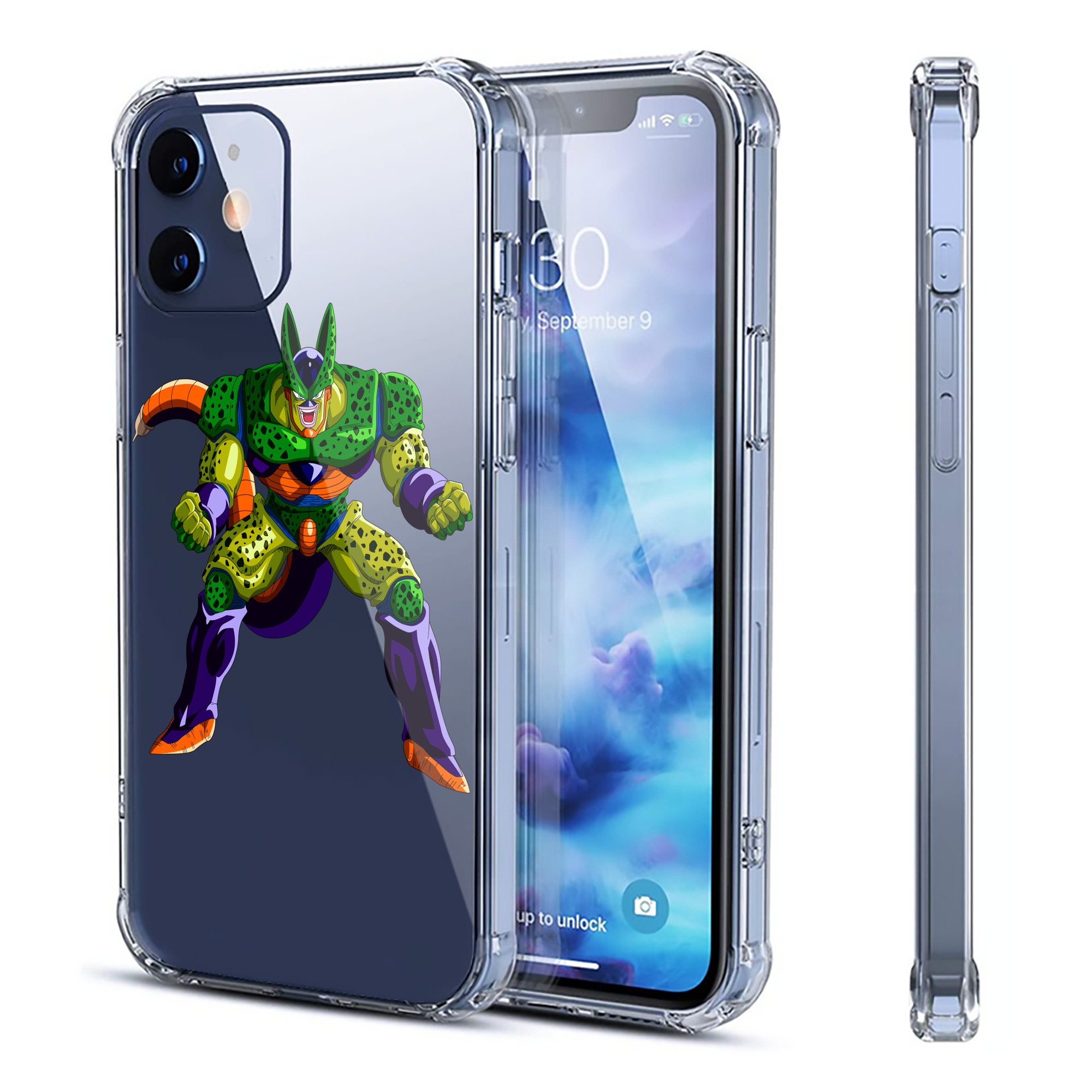 （画像用） ドラゴンボール セル DRAGON BALL Cell 【iPhone 12シリーズ対応】透明スマホケース（クリアソフトケース）